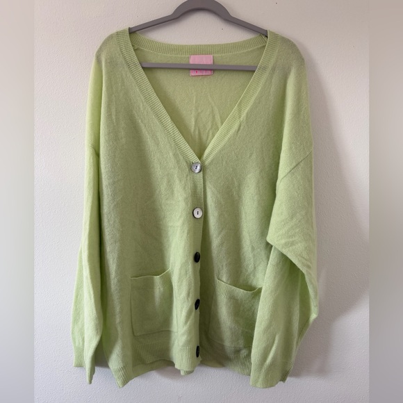 CRUSH. Women’s Canggua Oversized Cashmere Cardigan Sweater size small (1) - Picture 3 of 10